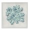 Stupell Industries Coral Blue Sea Beach Design Framed Giclee Art